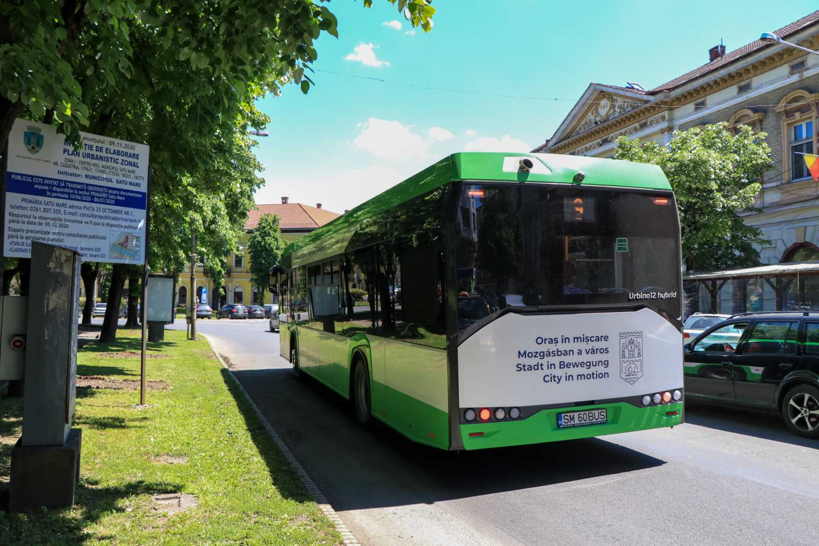 Mozgásban a város - olvasható négy nyelven az új autóbuszokon