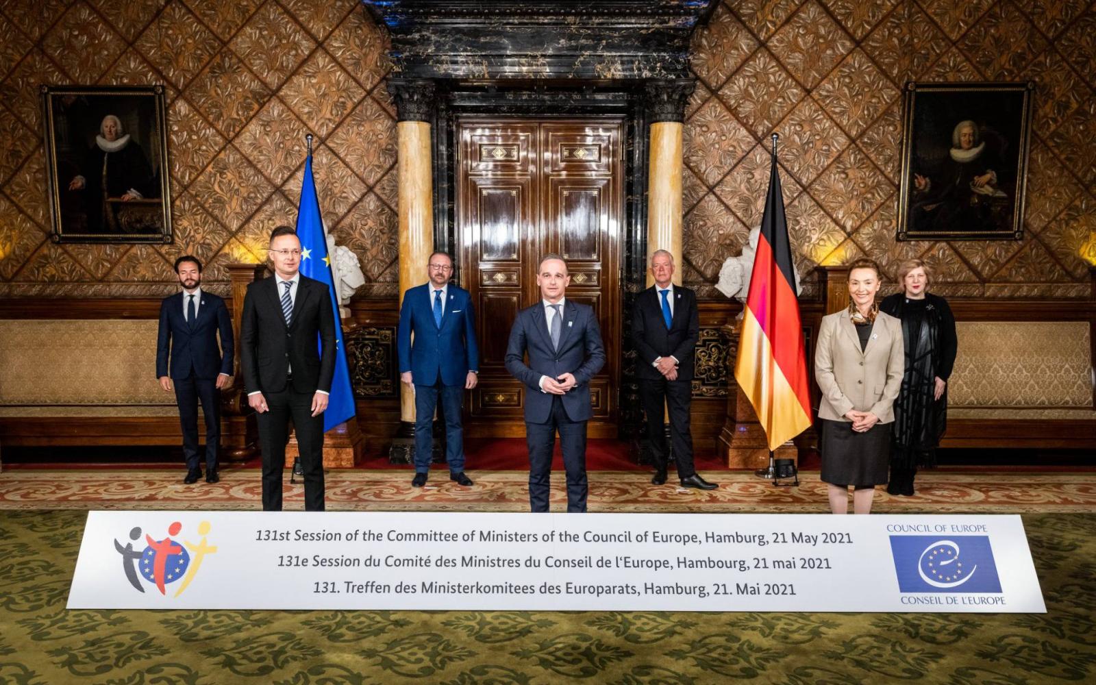 A magyar elnökség átvétele az Európa Tanács Miniszteri Bizottságában l Fotó: Szijjártó Péter Facebook oldala