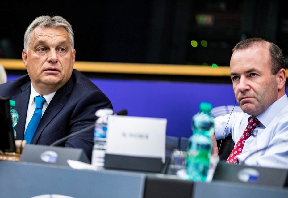 Orbán Viktor és Manfred Weber | Forrás: Miniszterelnöki Sajtóiroda