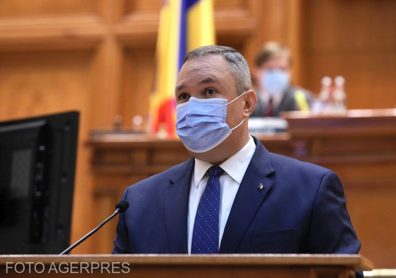 Nicolae Ciucă a parlamentben | Fotó: Agerpres