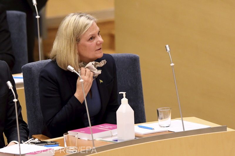 Magdalena Andersson, Svédország első női miniszterelnöke | Fotó: Agerpres/EPA