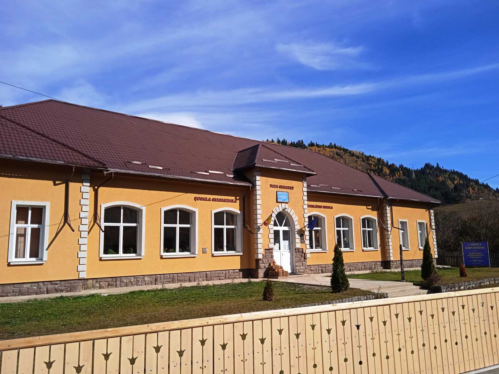 Az egyetlen magyar nyelvű iskola