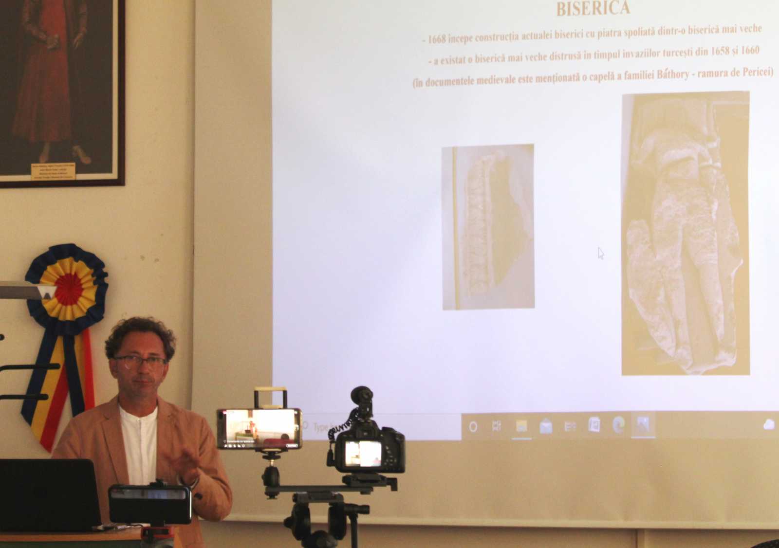 Dr. Dan Băcueț, a Szilágy Megyei Történeti és Művészeti Múzeum régésze tartott előasást a VI. Báthory Festen | Fotók: Kulcsár Mária