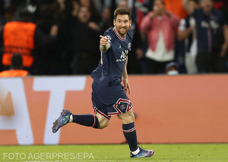 Messi gólt lőtt volt edzője, Guardiola csapata ellen | Fotó: Agerpres/EPA