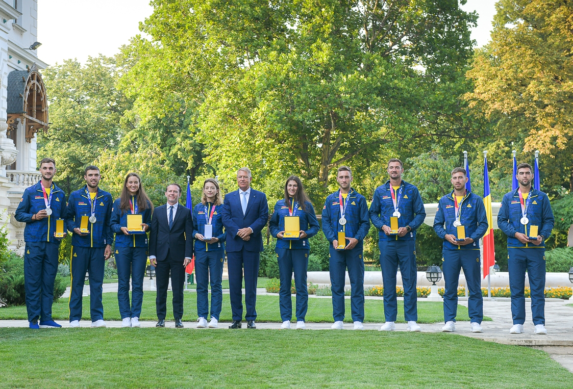 Az állafő szerdán kitüntette az olimpiai érmeseket | Fotó: Presidency.ro