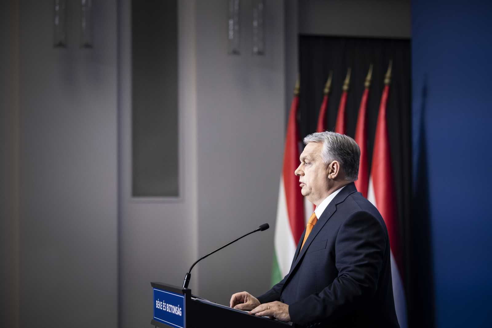 Orbán Viktor nemzetközi sajtótájékoztatóján | Fotó: Fischer Zoltán/Miniszterelnöki Sajtóiroda
