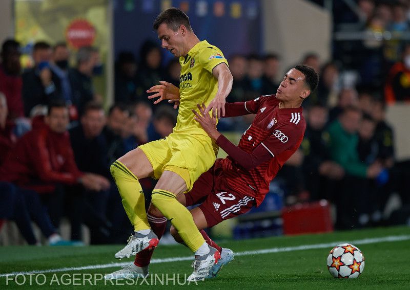 A sárga mezes Villareal maga mögé utasította a Bayernt, a hazaiak játékosát, Lo Celso a meccs embere lett | Fotó: Agerpres/EPA