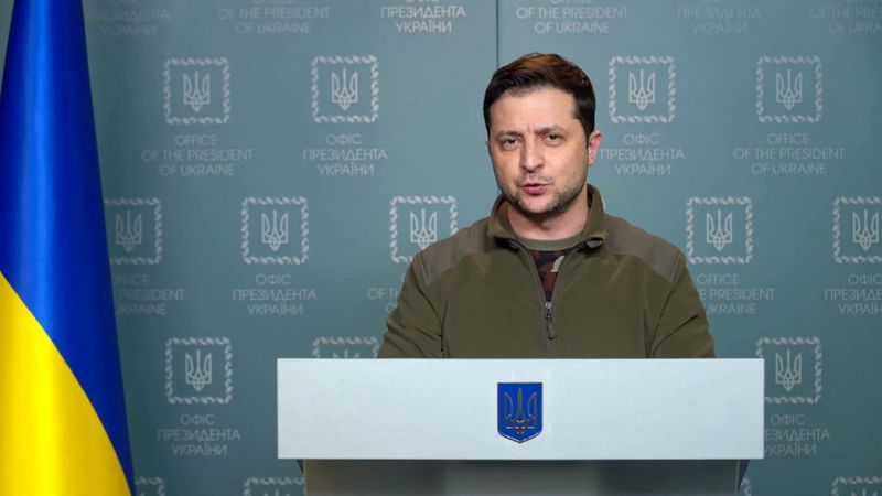 Volodimir Zelenszkij | Az ukrán elnöki hivatal által közreadott kép