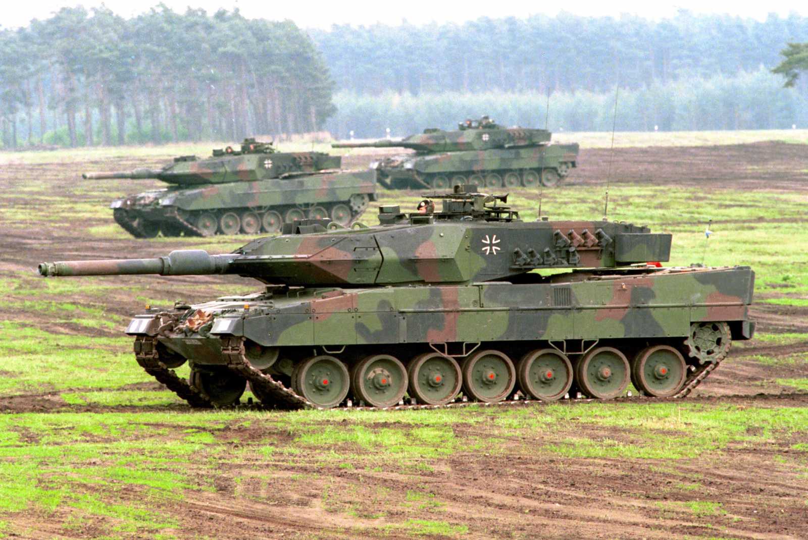 Modern, német gyártmányú tankok | Fotó: Wikipedia