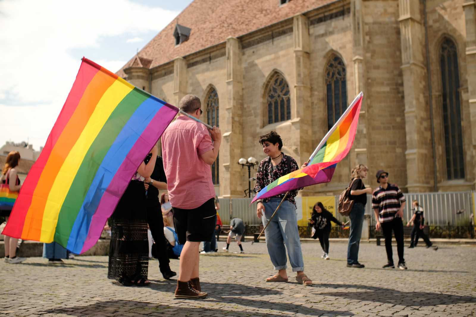 A kép a kolozsvári Pride felvonuláson készült | Fotó: Lőrincz Anna
