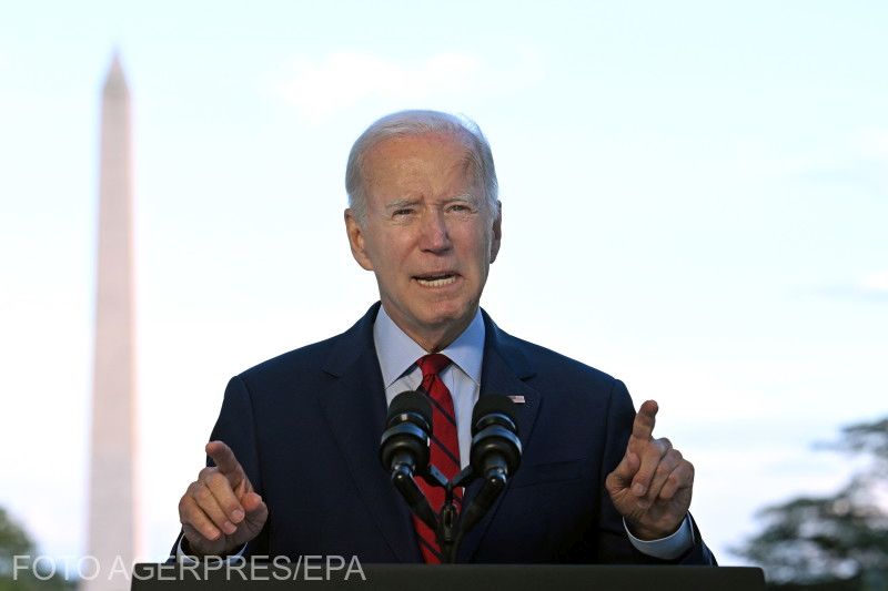 Joe Biden amerikai elnök a Fehér Házban mondott beszédében jelentette be a likvidálást | Fotó: Agerpres/EPA