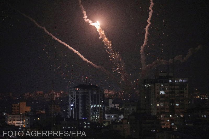A Gázai-övezetből rakétákat lőttek Izrael felé, de a Vaskupola légvédelmi rendszer hatástalanította többségüket | Fotó: Agerpres/EPA
