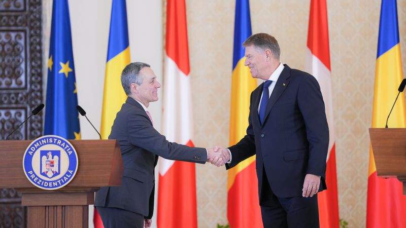 Ignazio Cassis és Klaus Iohannis | Fotó: presidency.ro