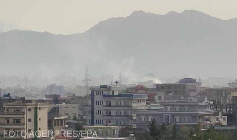 Kabul, egy rakétatámadás után | Fotó: Agerpres/EPA
