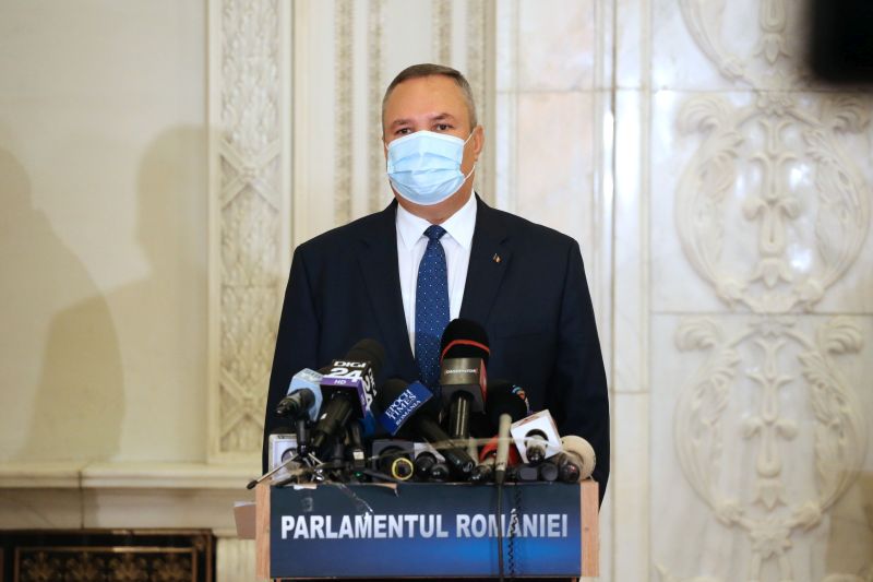 Nicolae Ciucă miniszterelnök | Fotó: MTI/Baranyi Ildikó