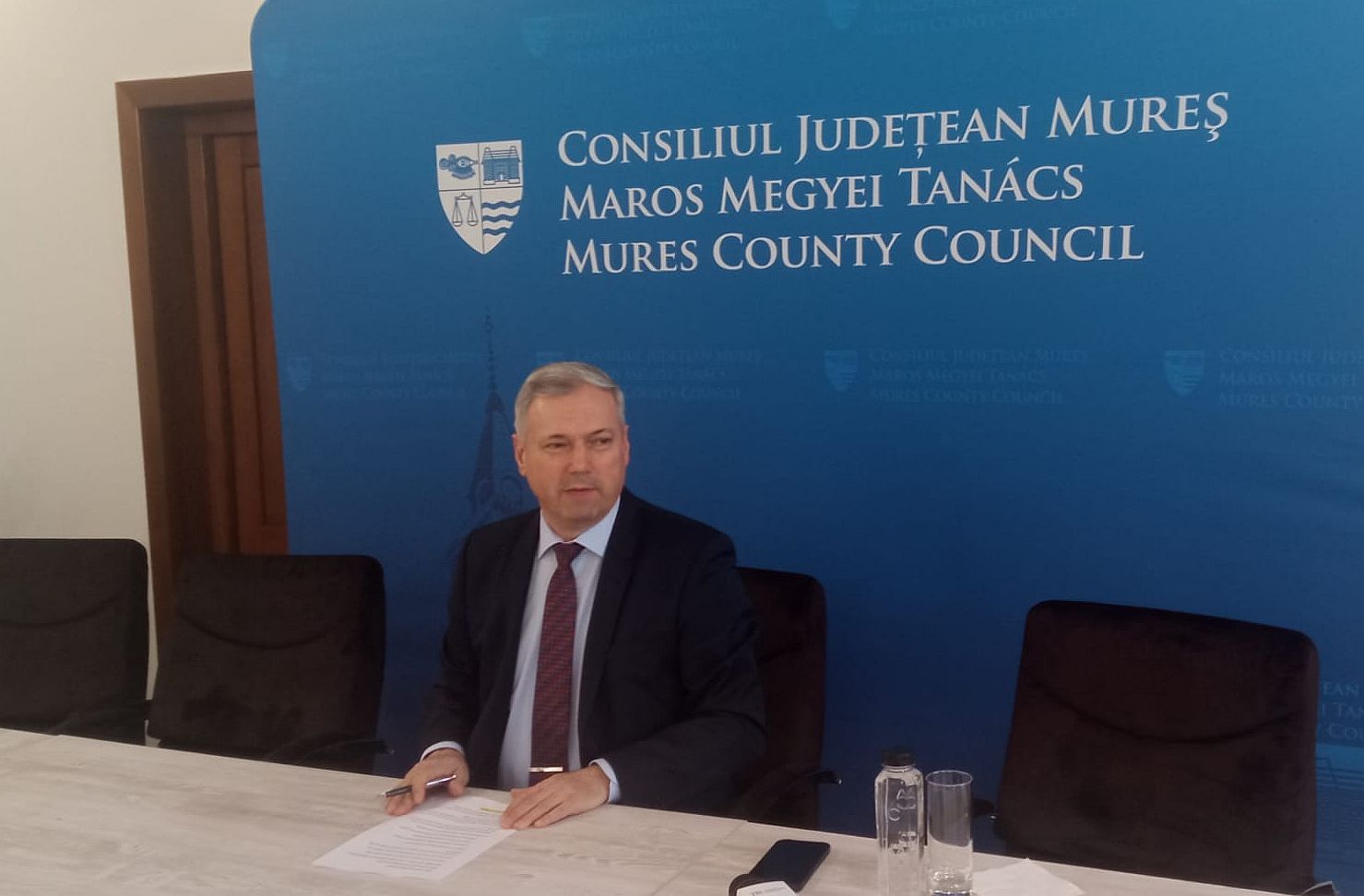 Péter Ferenc megyei tanácselnök ismertette az új költségvetési év számait | a szerző felvétele