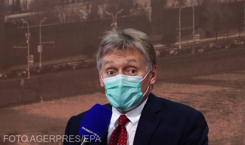 Dmitrij Peszkov, a Kreml szóvivője | Fotó: Agerpres/EPA