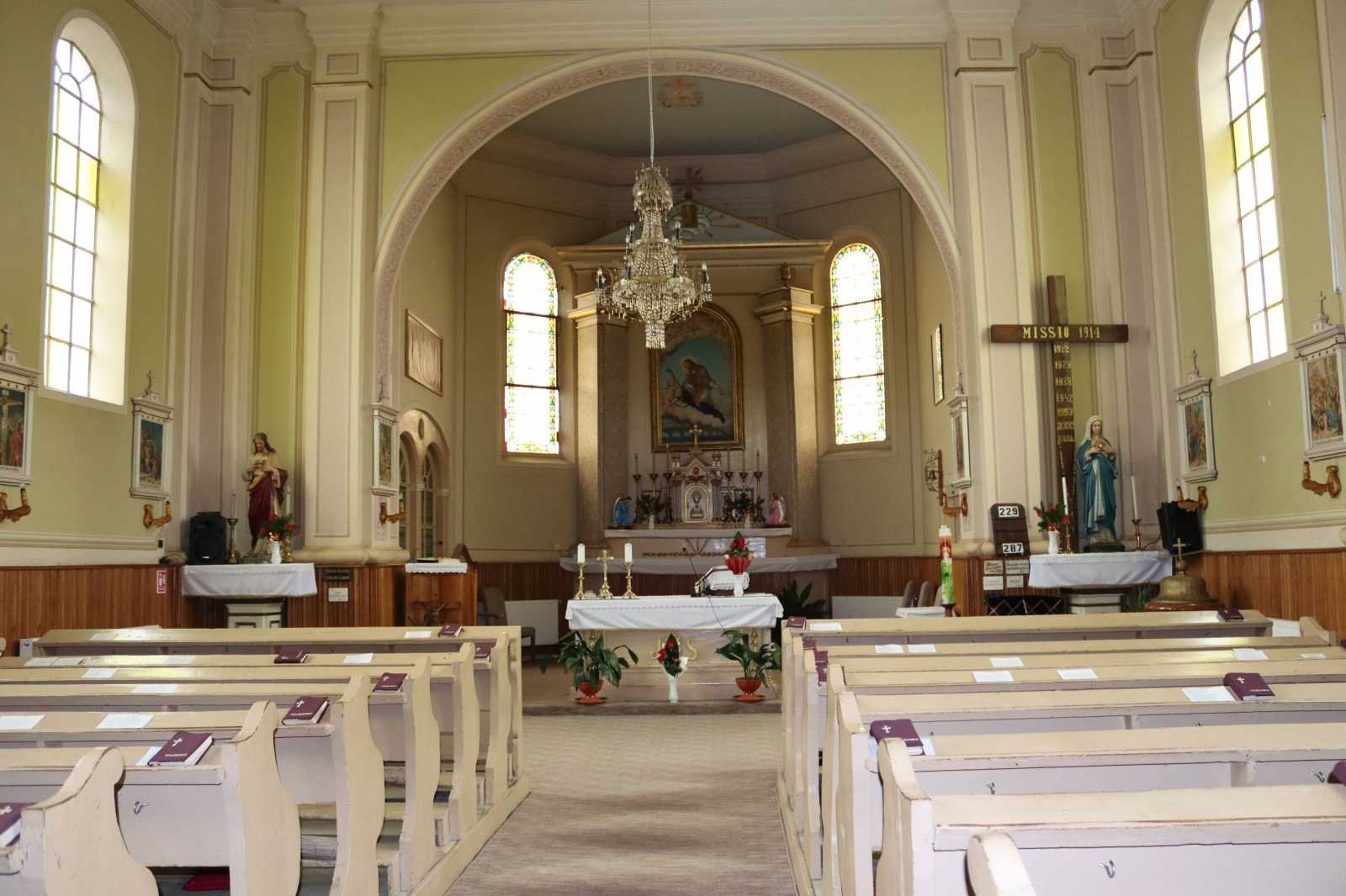 A szilágycsehi katolikus templom belseje | Fotó: Kulcsár Mária