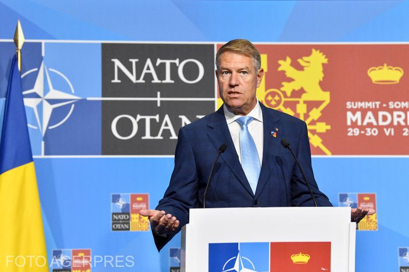 Klaus Iohannis a madridi NATO-csúcson | Fotó: Agerpres