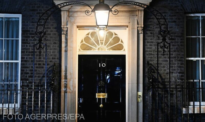Downing Street 10., a brit miniszterelnöki hivatal | fotó: Agerpres/EPA