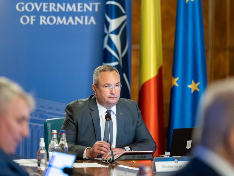 Nicolae Ciucă miniszterelnök egy korábbi kormányülésen | Fotó: gov.ro