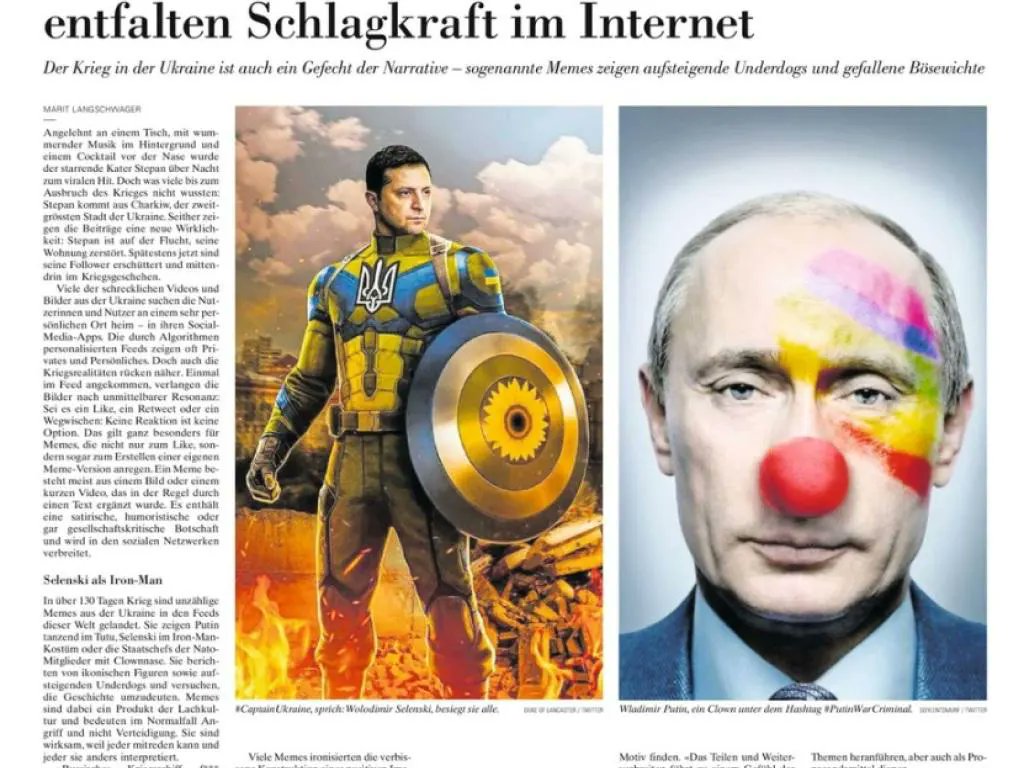 A Neue Zürcher Zeitung cikke | Fotó: Twitter