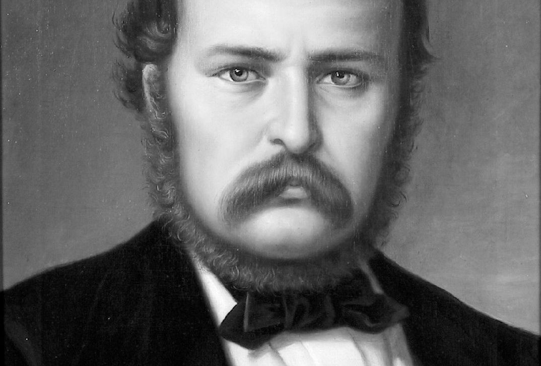 Andrei Mureșanu (Mișu Pop portréjának reprodukciója) | forrás: Wikipedia