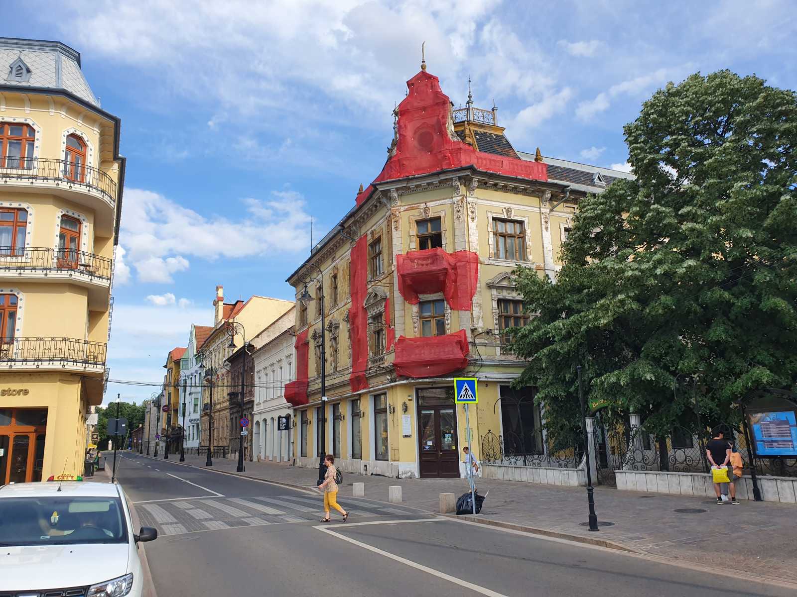 A Rimanóczy szálló a Bémer tér felől | A szerző felvétele 