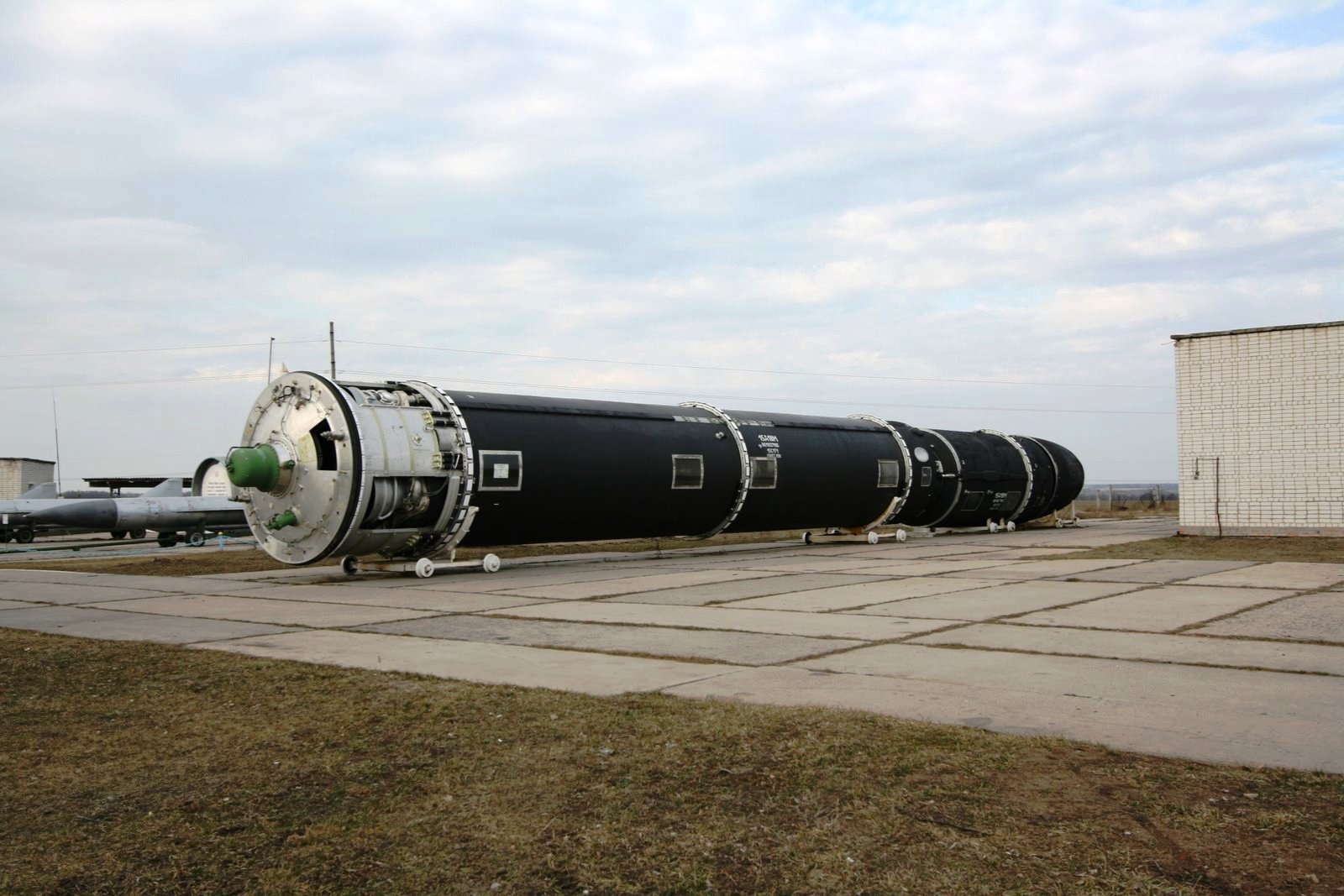 A 500-ashoz asonló, Szarmat RS-28-as rakéta | Fotó: Wikipédia