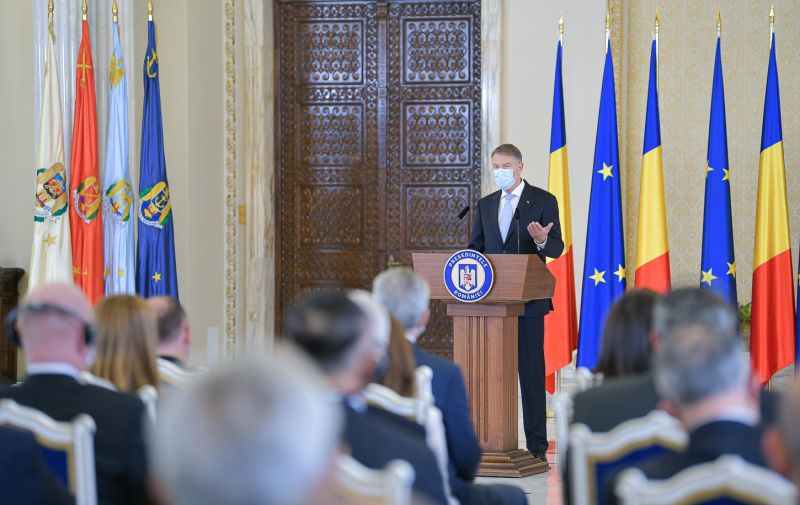 Klaus Iohannis a külföldi diplomaták előtt mondott beszédet | Fotó: presidency.ro