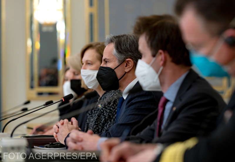 Az amerikai külügyminiszter Kijevbe látogatott | Fotó: Agerpres/EPA