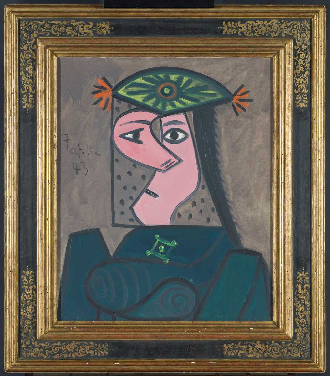 Buste de femme 43., amely 2021 nyarán került a Prado Picasso-gyűjteményébe | fotó: a Prado Facebook-oldala