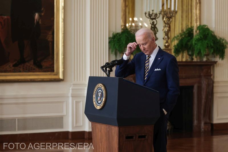 Joa Biden hivatalba lépésének első évfordulóján | Fotó: Agerpres/EPA