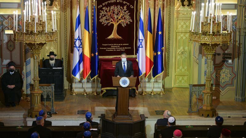 Klaus Iohannis bukaresti Kórus Templomban mondott beszédet | Fotó: presidency.ro