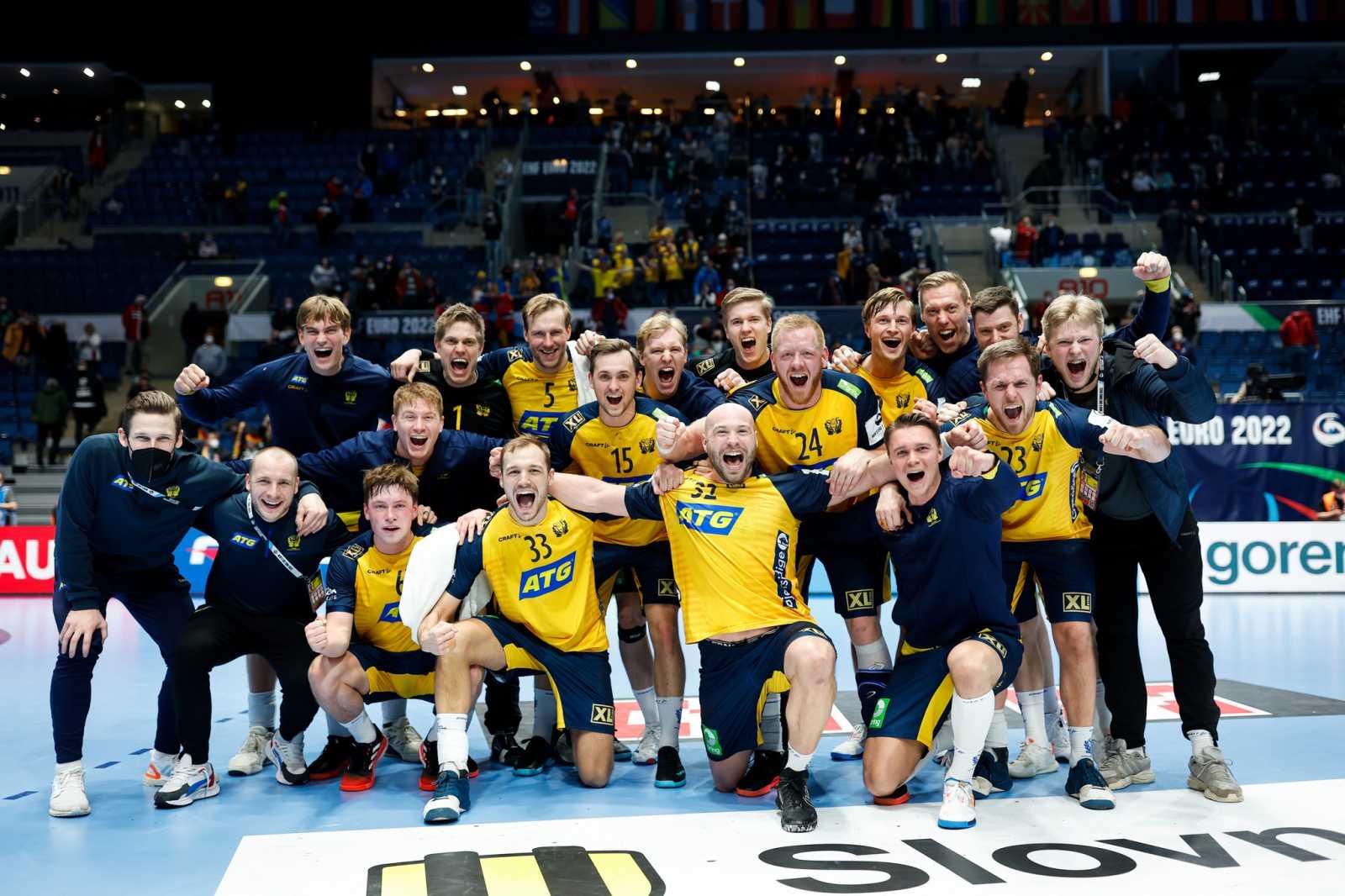 A svédeknek volt okuk az örömre | Fotó: Facebook/EHF Euro