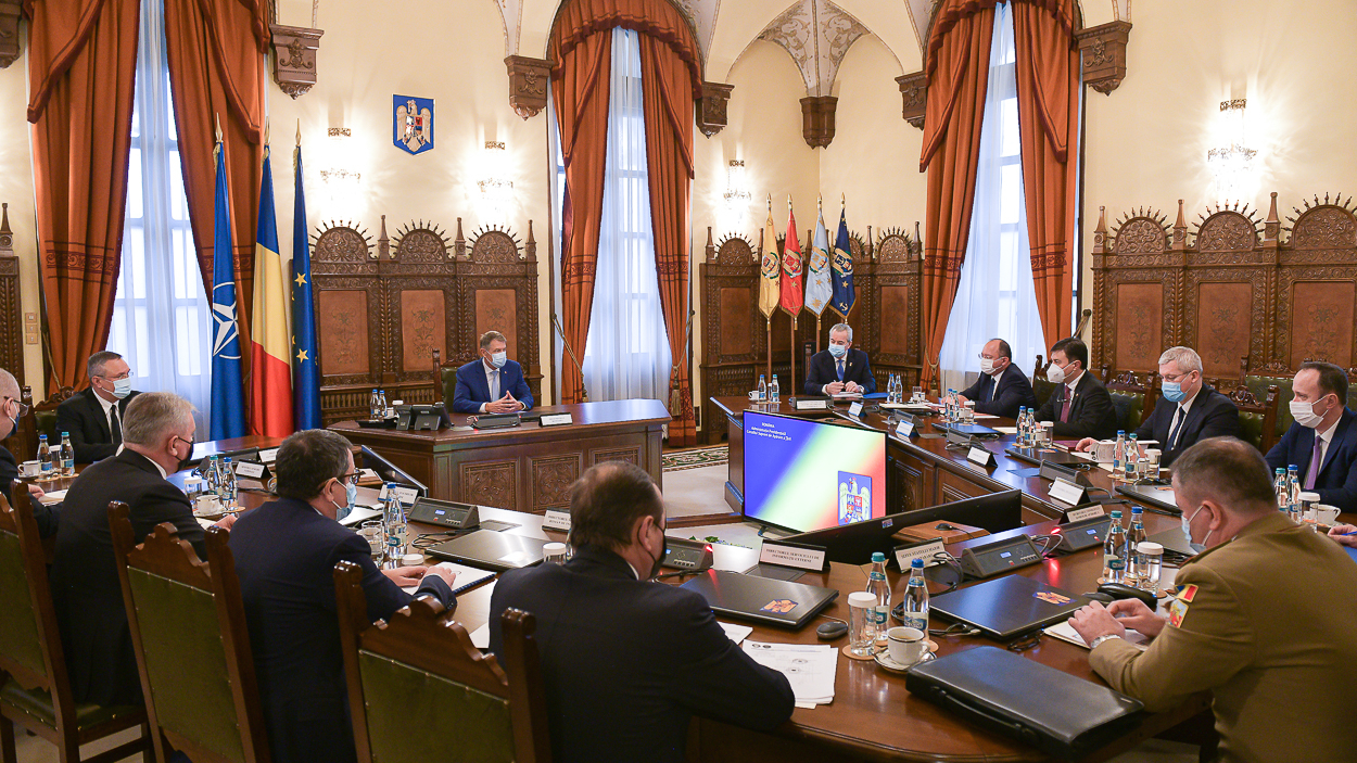 A CSAT januári ülése | fotó: presidency.ro