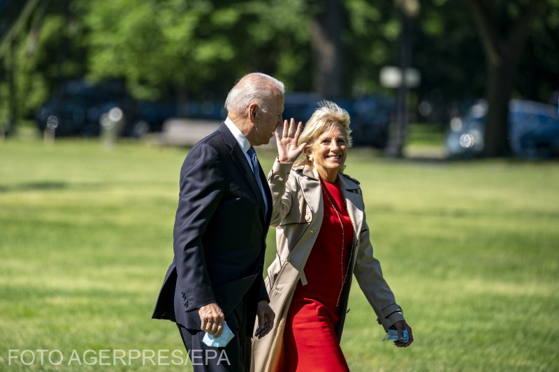 Joe és Jill Biden egy korábbi felvételen | Fotó: Agerpres/EPA