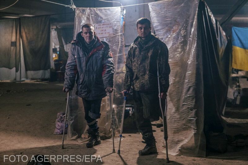 Sebesültek az Azovsztalban | Fotó: Agerpres/EPA