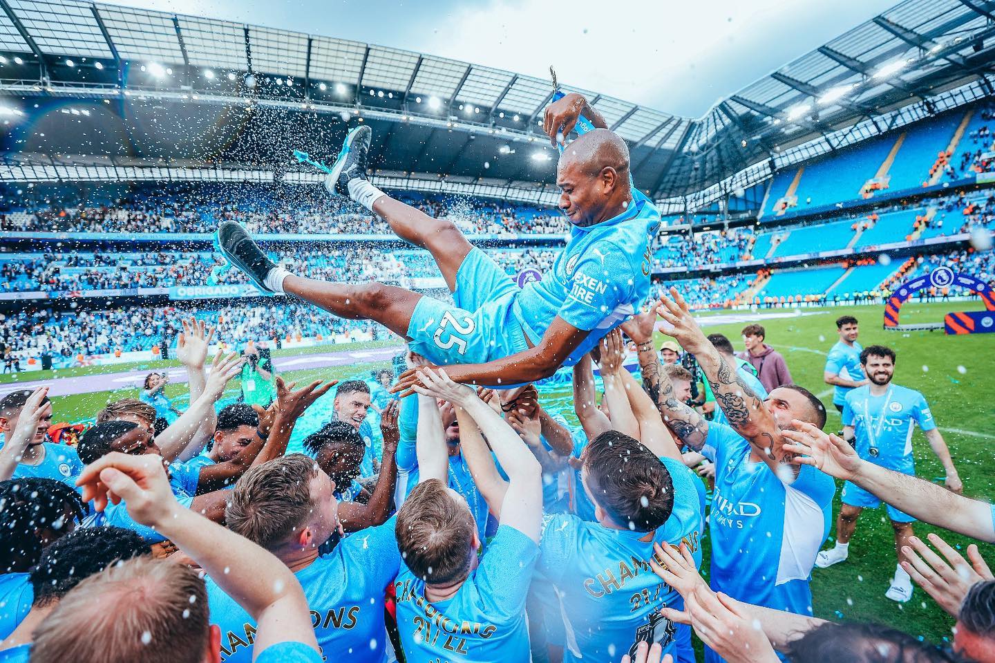 Volt ok az ünneplésre Manchesterben | Fotó: Facebook/Manchester City 