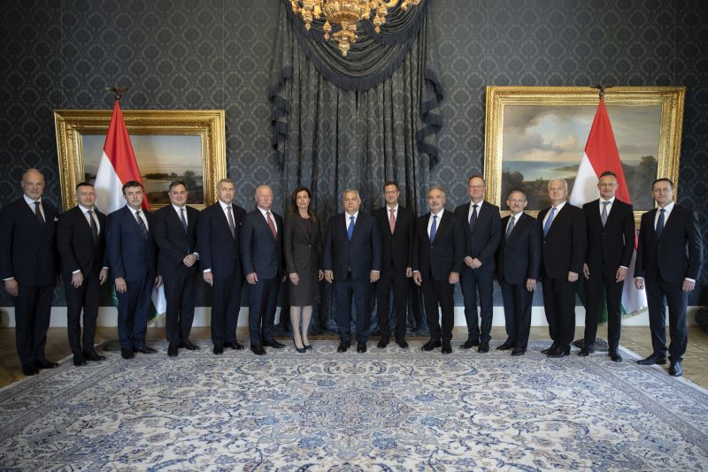 Orbán Viktor kabinetének tagjai | Fotó: MTI/Miniszterelnöki Sajtóiroda