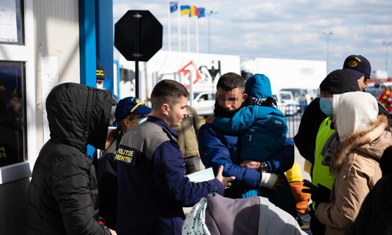 Folyamatosan érkeznek az orosz–ukrán háború elől menekülők | Fotó: a határrendészet Twitter-csatornája