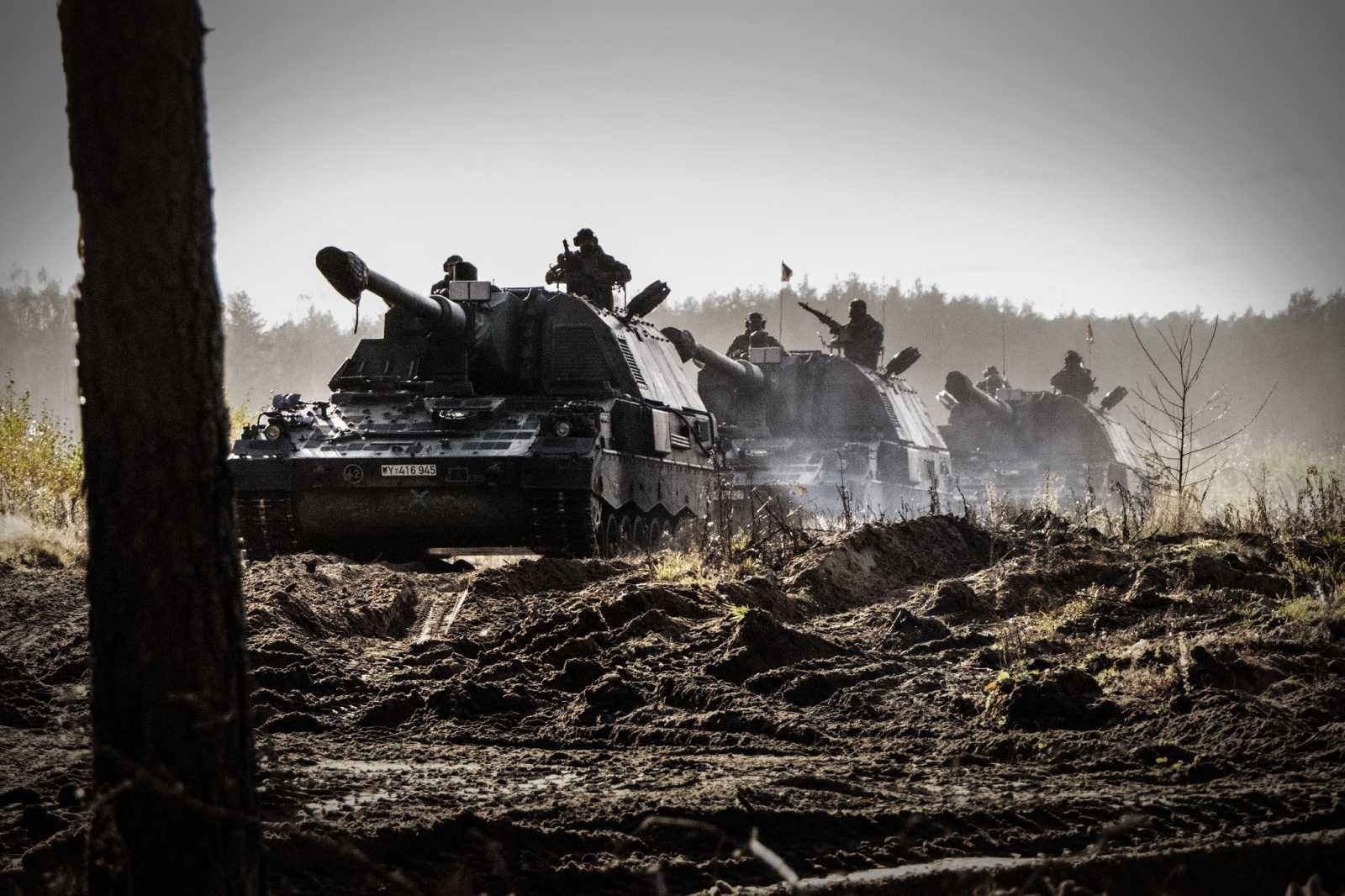 Bundeswehr tankok gyakorlatoznak | Fotó: Facebook/Bundeswehr