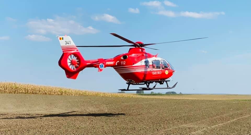 A SMURD mentőhelikopterére is szükség volt | Fotó: Facebook/SMURD