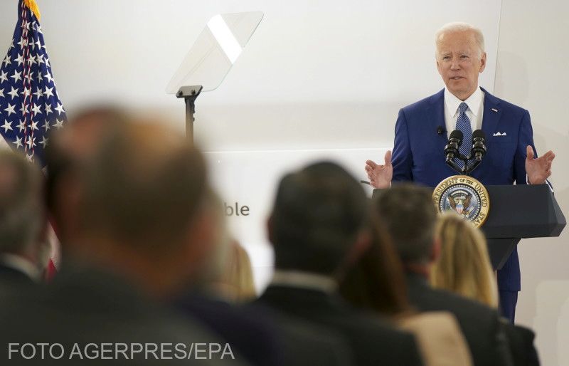 Joe Biden a Business Roundtable vezérigazgatói negyedéves találkozóján | Fotó: Agerpres/EPA