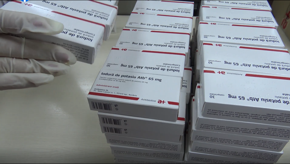 Hamar legyártották a kálium-jodid tablettákat | Fotó: Facebook/Antibiotice SA 
