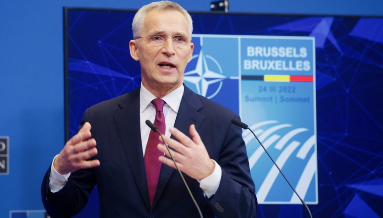 Jens Stoltenberg a brüsszeli NATO-csúcson | Fotó: a NATO sajtóosztályának Twitter-csatornája