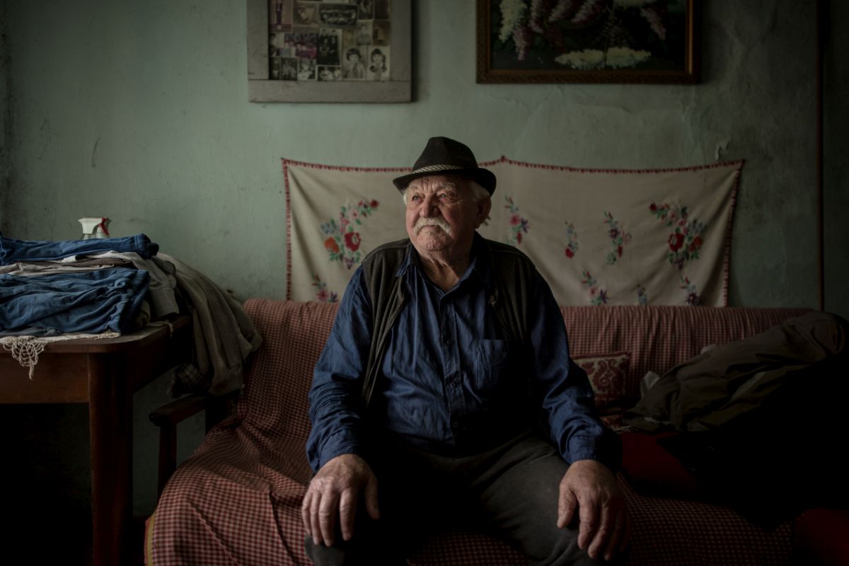 A 91 éves Sándor etédi otthonában 2021 júniusában | fotó: Szöllősi Mátyás