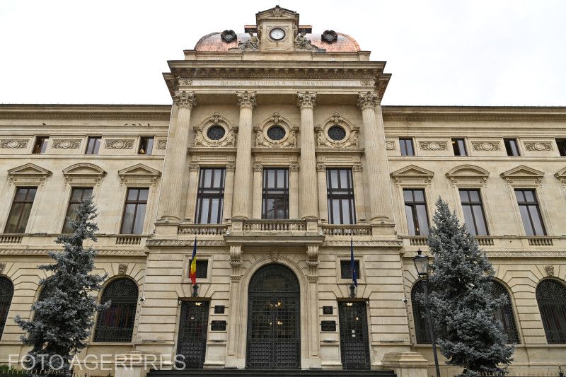 A nemzeti bank főépülete Bukarestben | Fotó: Agerpres