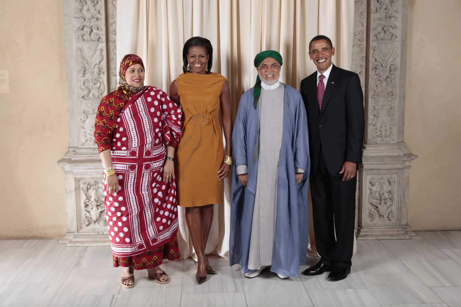 A Szambi és az Obama család |Fotó: Wikipedia