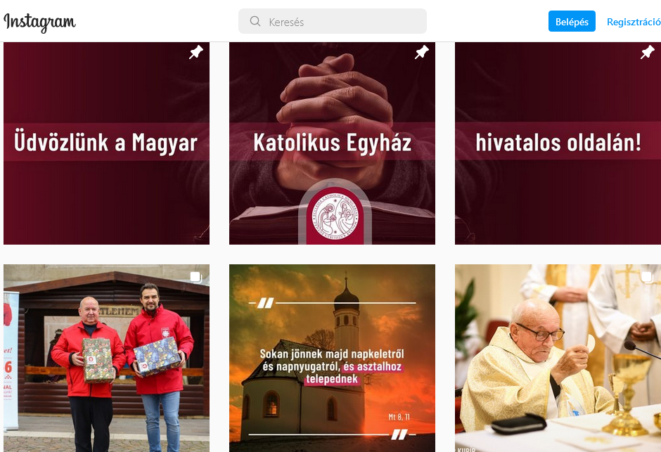 Illusztráció: Instagram/Magyar Katolikus Egyház